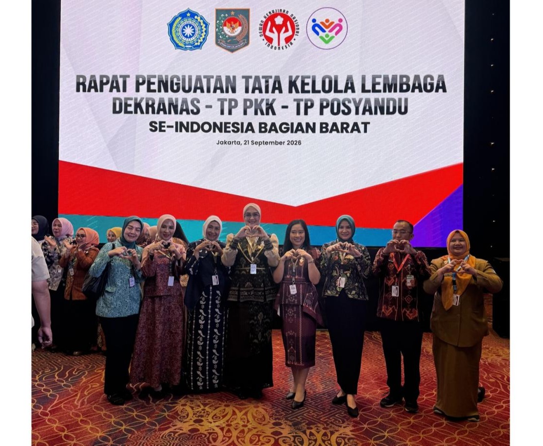 Hadiri Penguatan TP PKK hingga Posyandu Se-Indonesia, Noni Hidayat Tegaskan Komitmen Perkuat 3 Pilar Keluarga